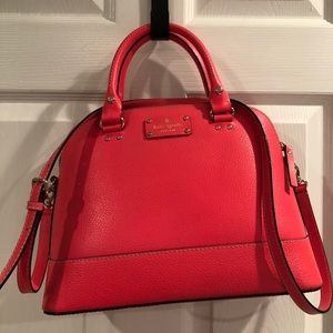 HOT CORAL PINK Kate Spade Cameron Street Satchel